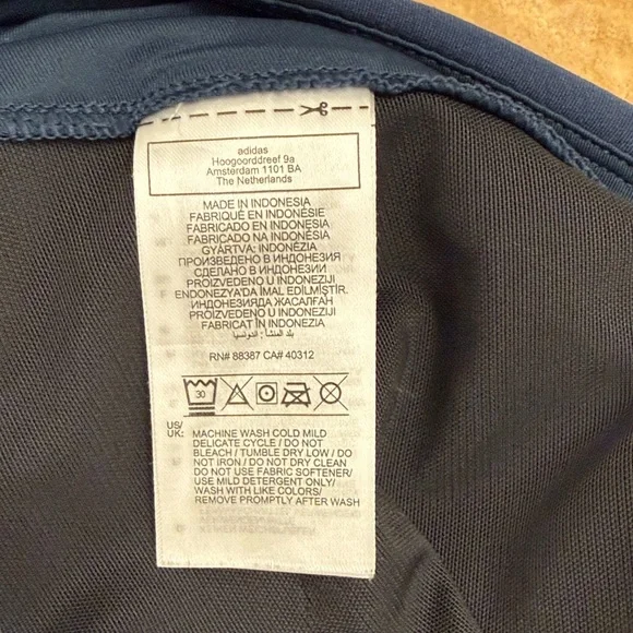 adidas Women's Dark Blue Cropped Pants Golf - Picture 4 of 7